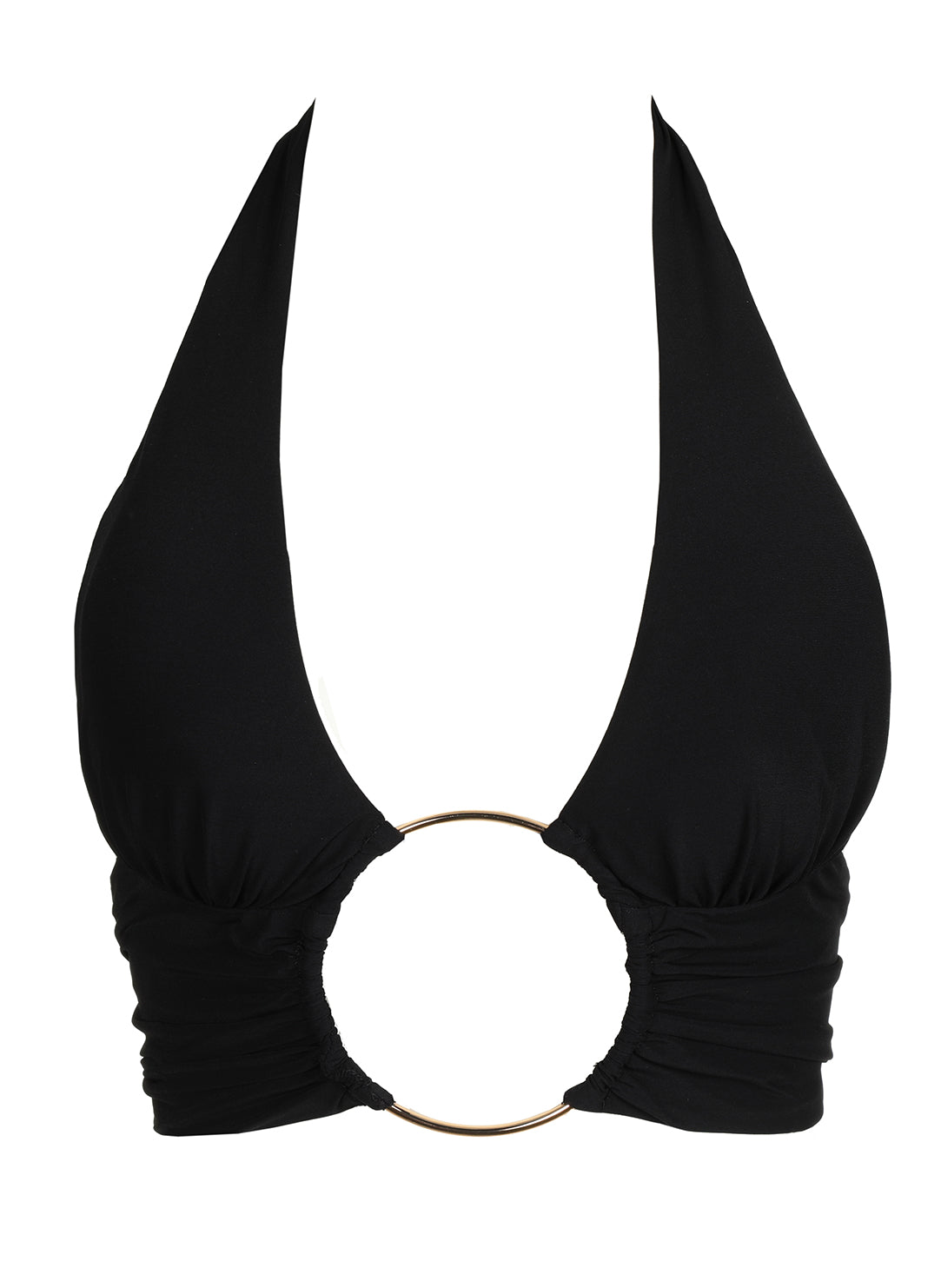 Lita Black Padded Triangle Bikini Top