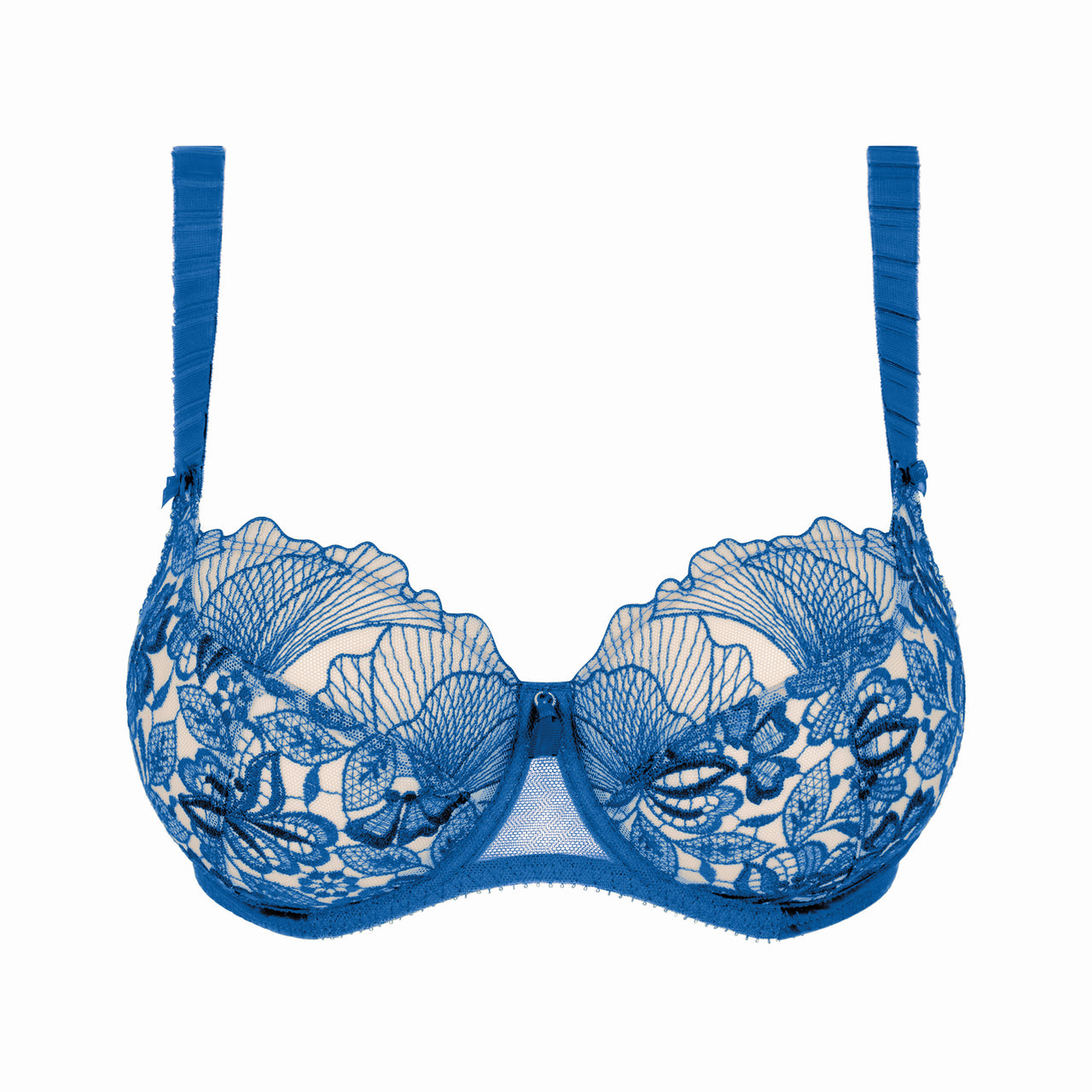 Agathe Bleu Lazuli Low Necked Bra
