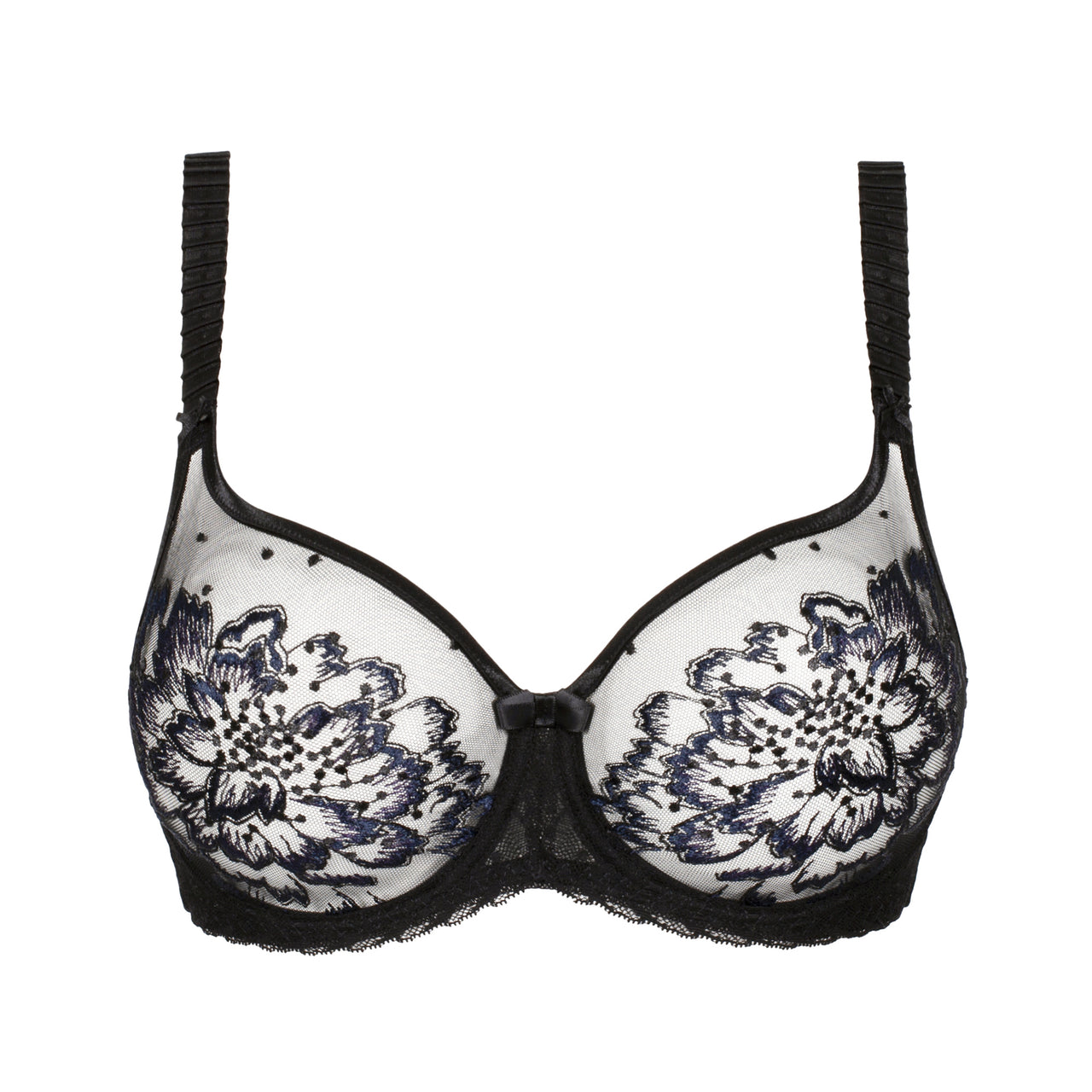 Amour Black Invisible Full Cup Bra