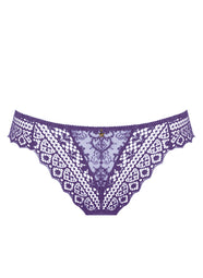 Cassiopee Dark Purple Thong