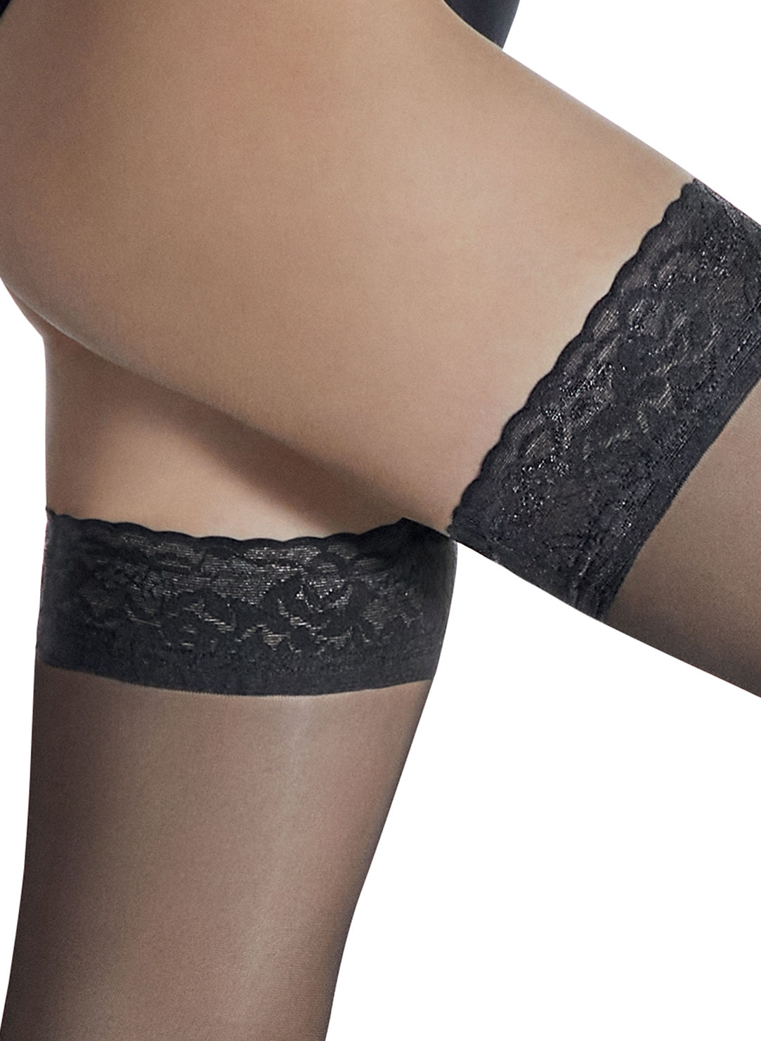Lace Noir Stay Up Stocking