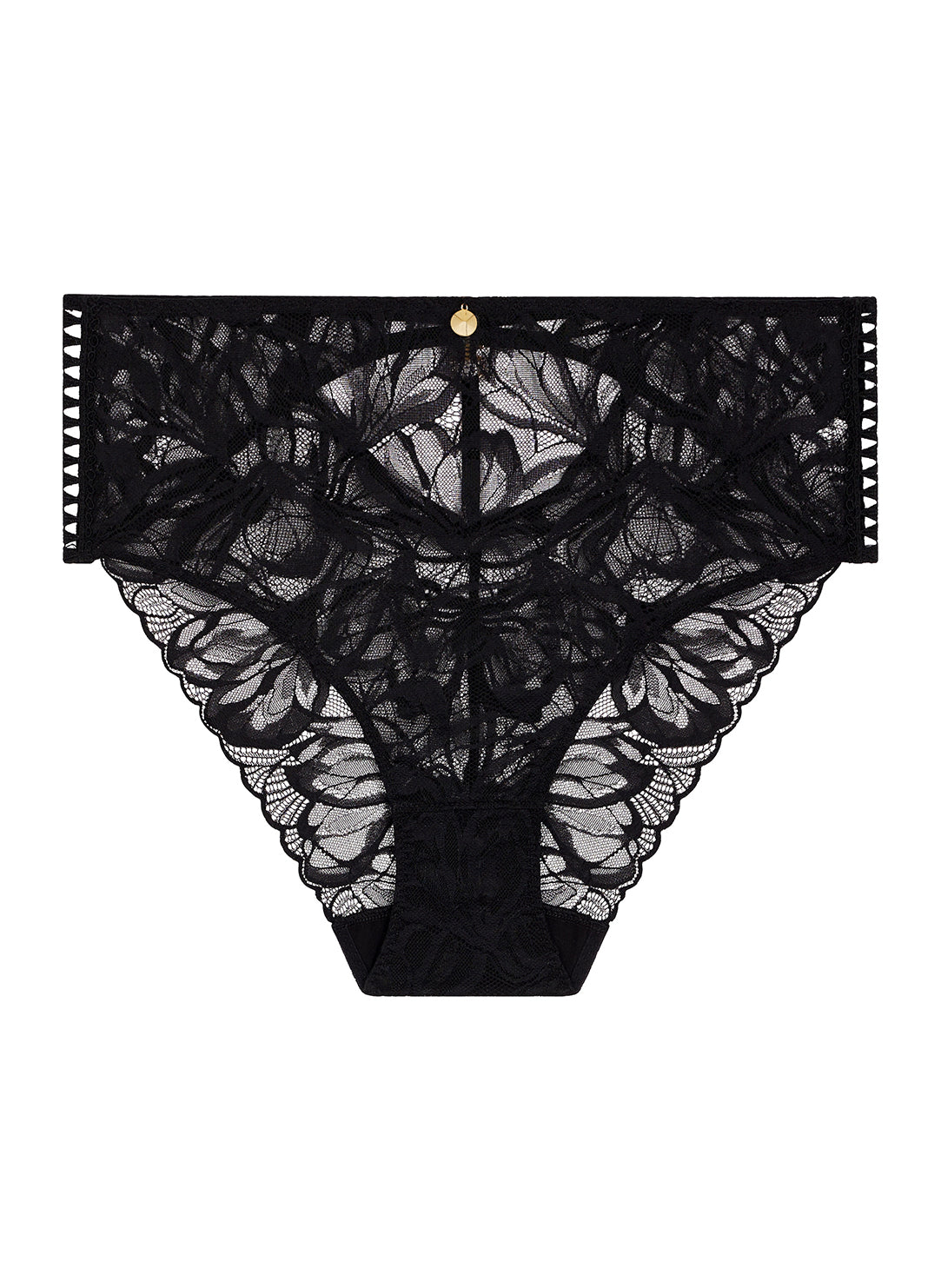 After Hours Black Highwaisted Brief