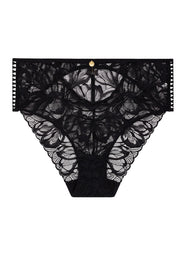 After Hours Black Highwaisted Brief