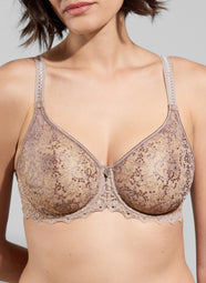 Cassiopee Rose Sauvage Invisible Full Cup Bra