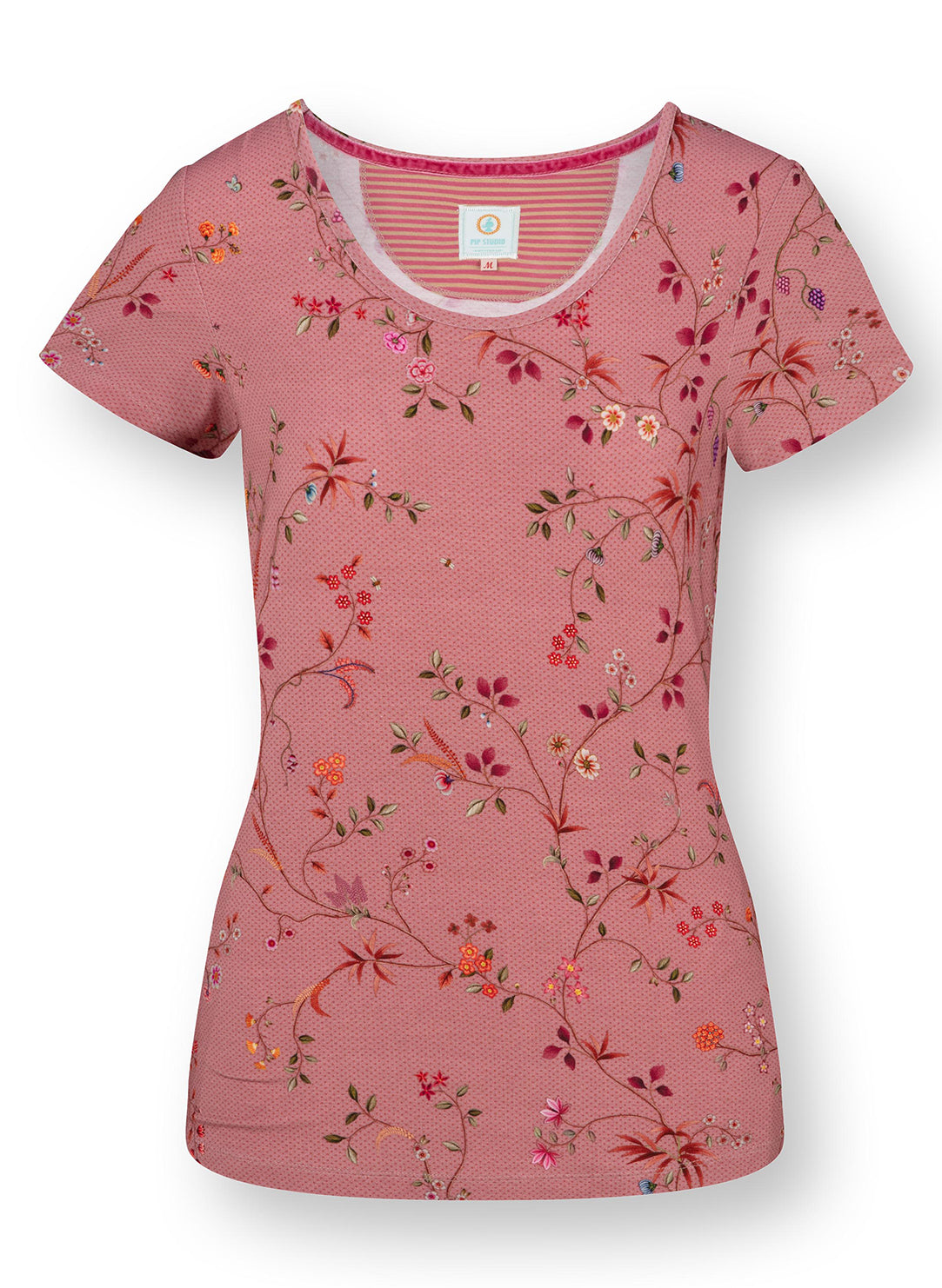 Delhi Dreams Pink Tilly Short Sleeve Top