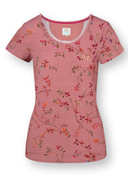 Delhi Dreams Pink Tilly Short Sleeve Top