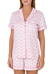 Pearl Shells Pink Short Pajama Set