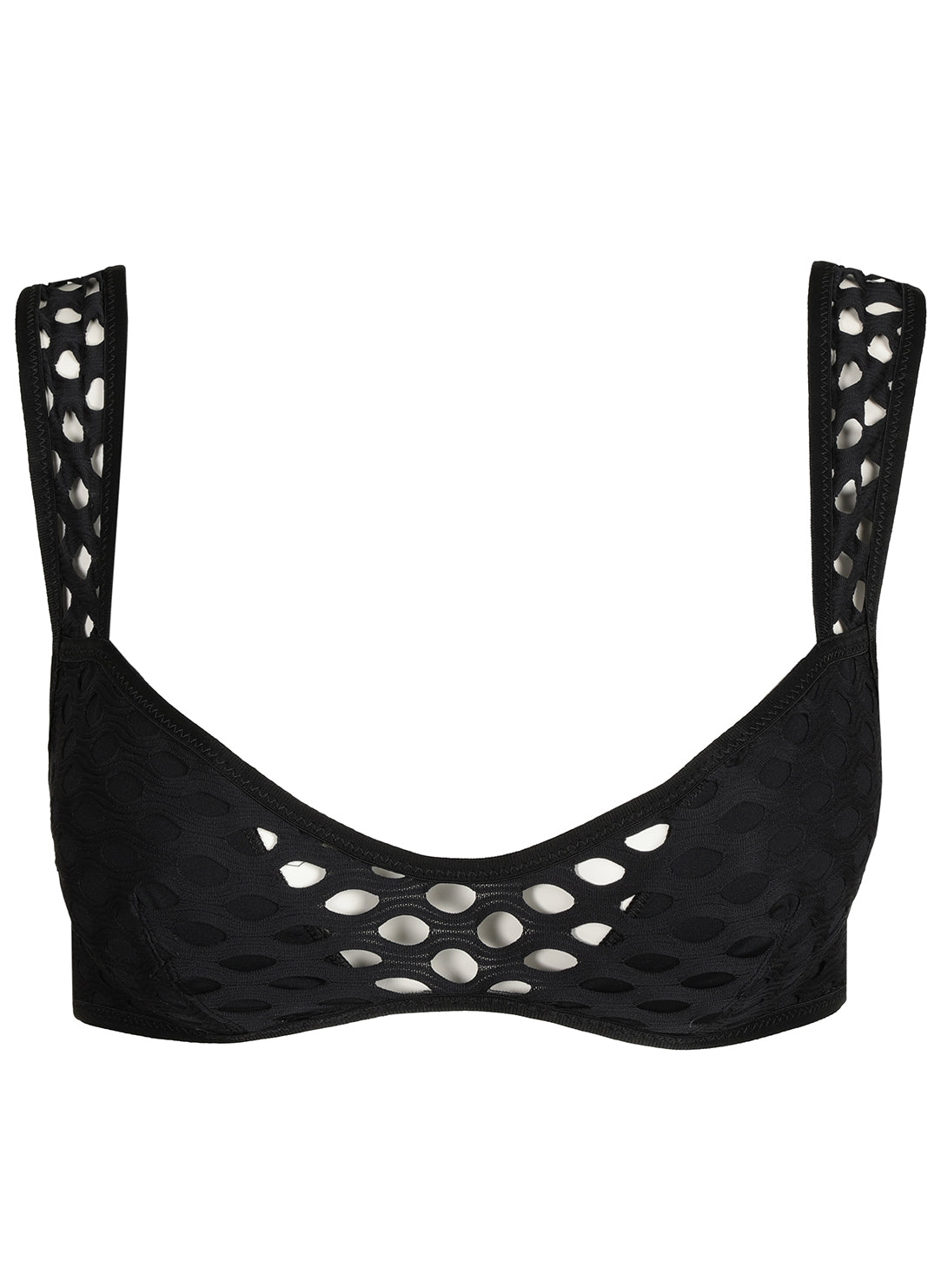 Holt Black Triangle Bikini Top