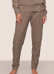 Recycled Boucle Deep Taupe Jogger