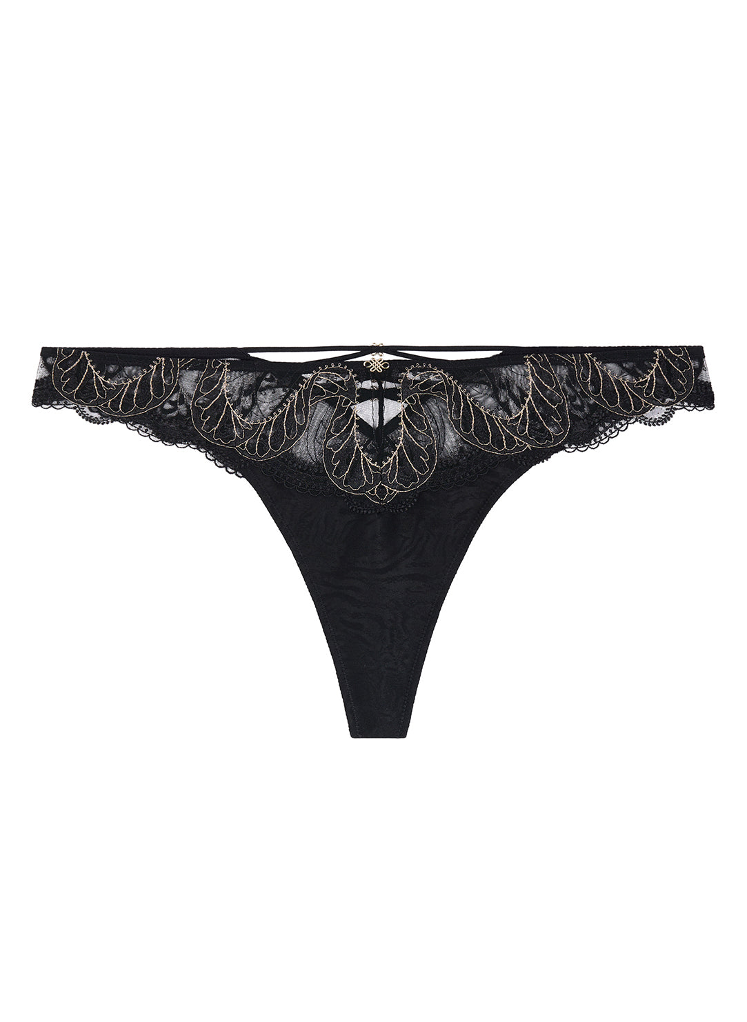 Splendor Of Senses Hypnotic Black Thong