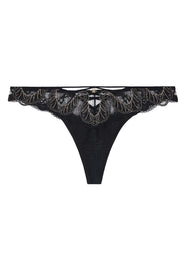 Splendor Of Senses Hypnotic Black Thong