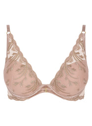 Cosmic Romance Sand Rose Triangle Contour Bra