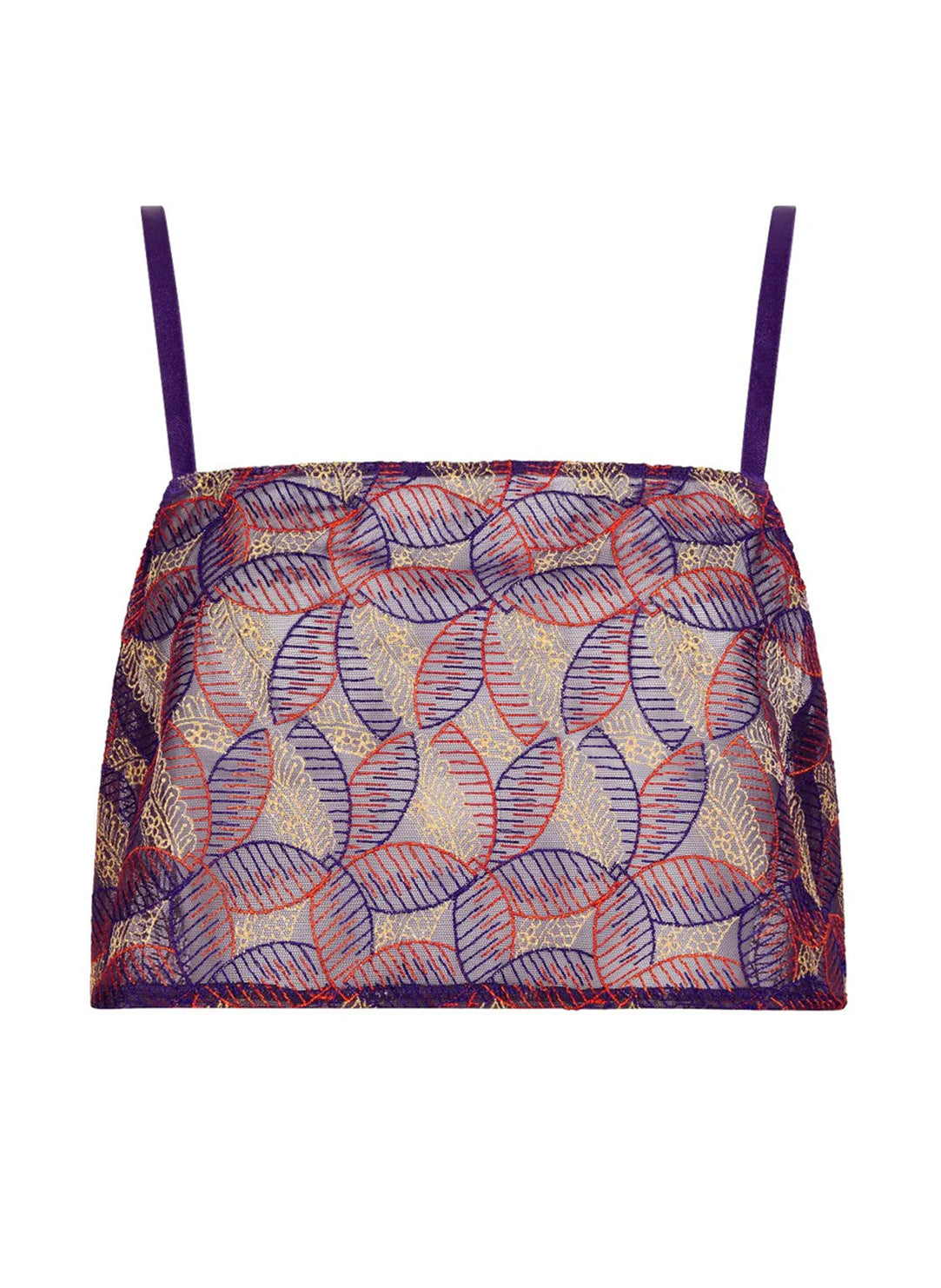 Life Celebration Vivid Purple Crop Top