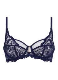 Flowermania Dreamy Blue Full Cup Bra