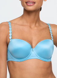 Tom Azure Delight Padded Balcony Bra