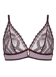 Mystery of Love Plum Non Wire Triangle Bra