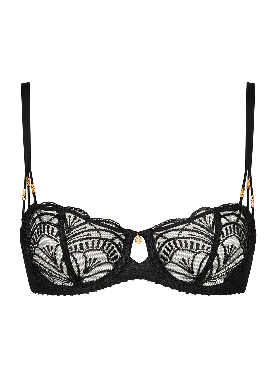 Vibes Black Demi Cup Bra