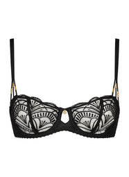 Vibes Black Demi Cup Bra