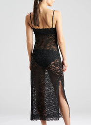 Peony Black Lace Gown