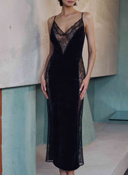 Billie Velours Noir Gown