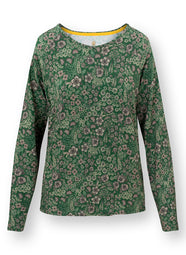 Daisy Dreams Green Tina Long Sleeve Top