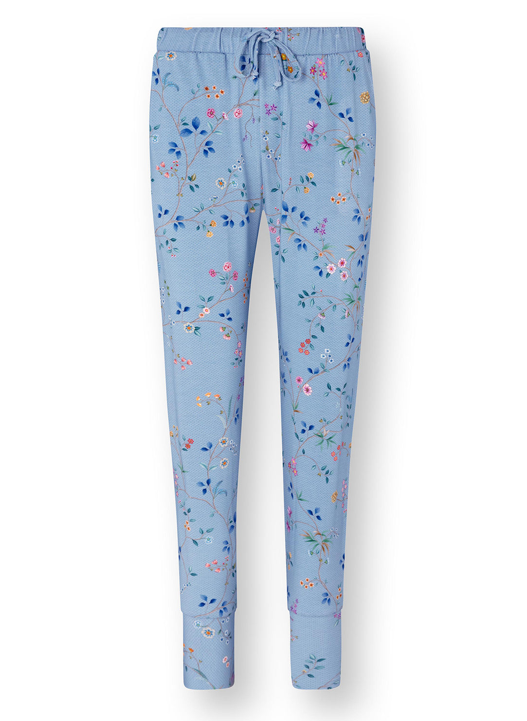 Delhi Dreams Blue Bobien Cuffed Pajama Pant