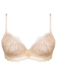 Sublime En Dentelle Beige Contour Bra