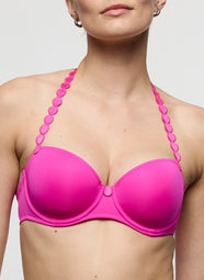 Tom Influencer Pink Padded Balcony Bra