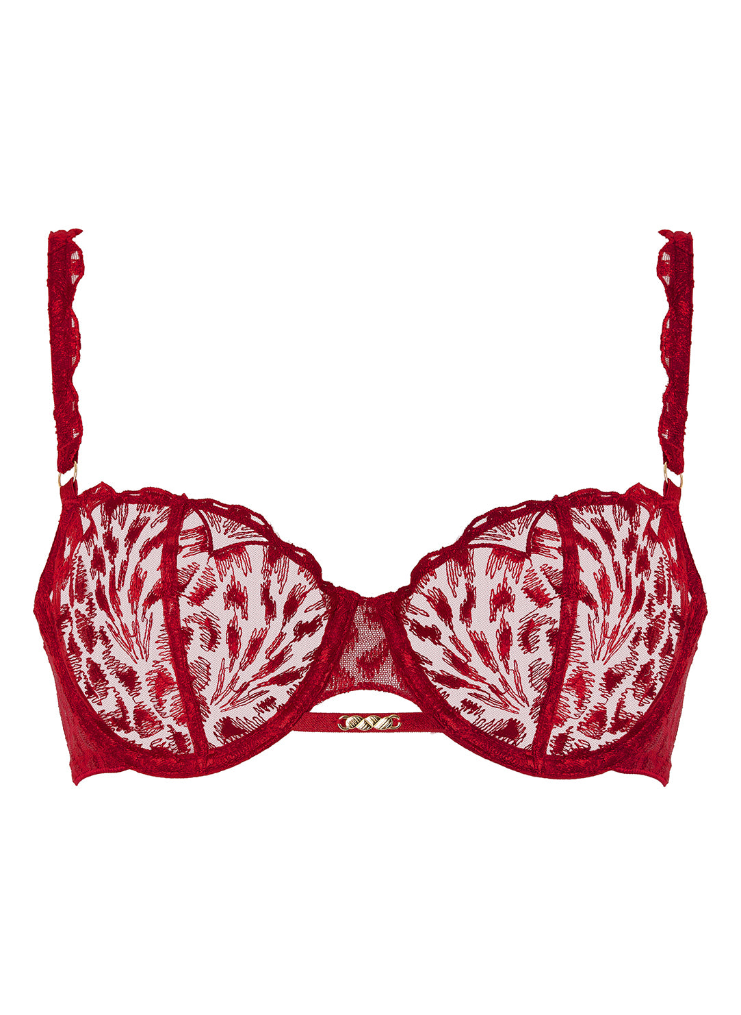 Crazy In Love Red Delight Demi Cup Bra