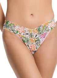 Signature Lace Botany Printed Original Rise Thong
