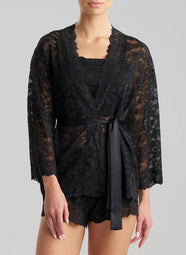 Peony Black Wrap