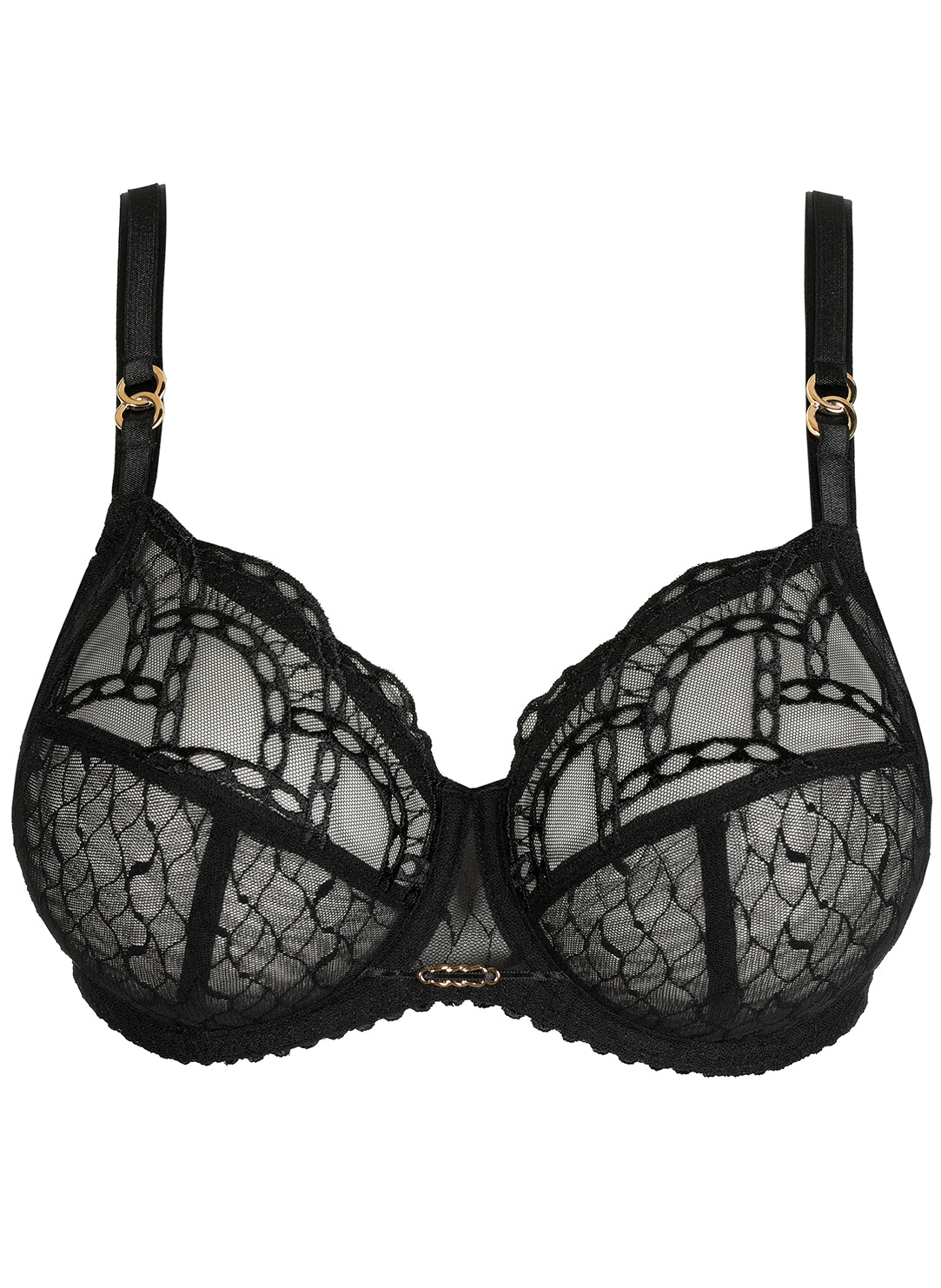 Naica Black Full Cup Bra