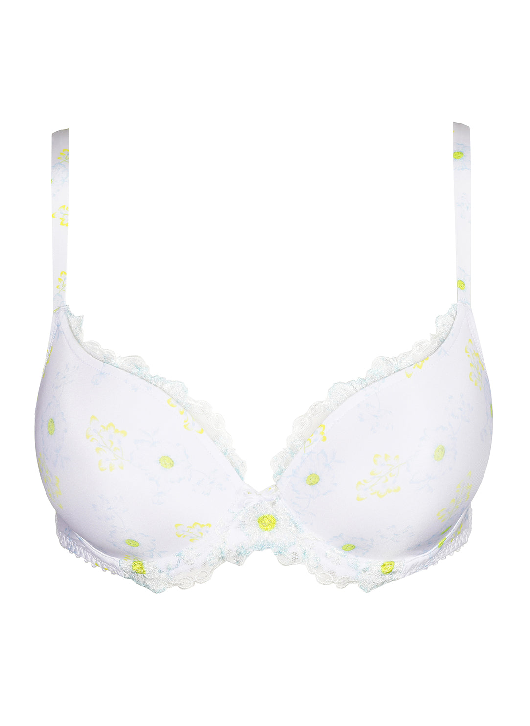 Chen White Yacht Padded Bra Heartshape