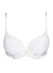 Chen White Yacht Padded Bra Heartshape