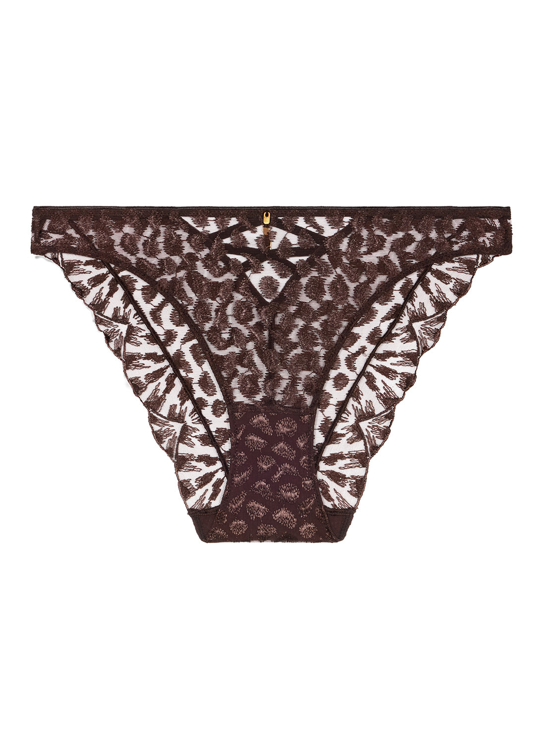 Crazy In Love Satin Brown Italian Bikini