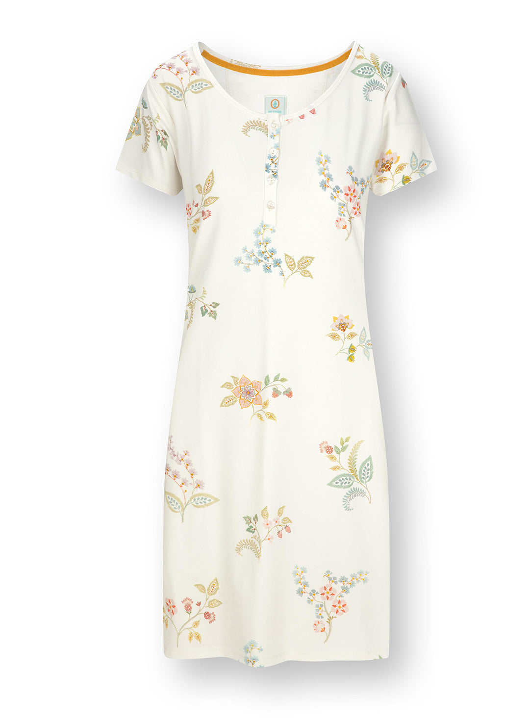 Blossom Chique White Daisy Short Sleeve Nightdress
