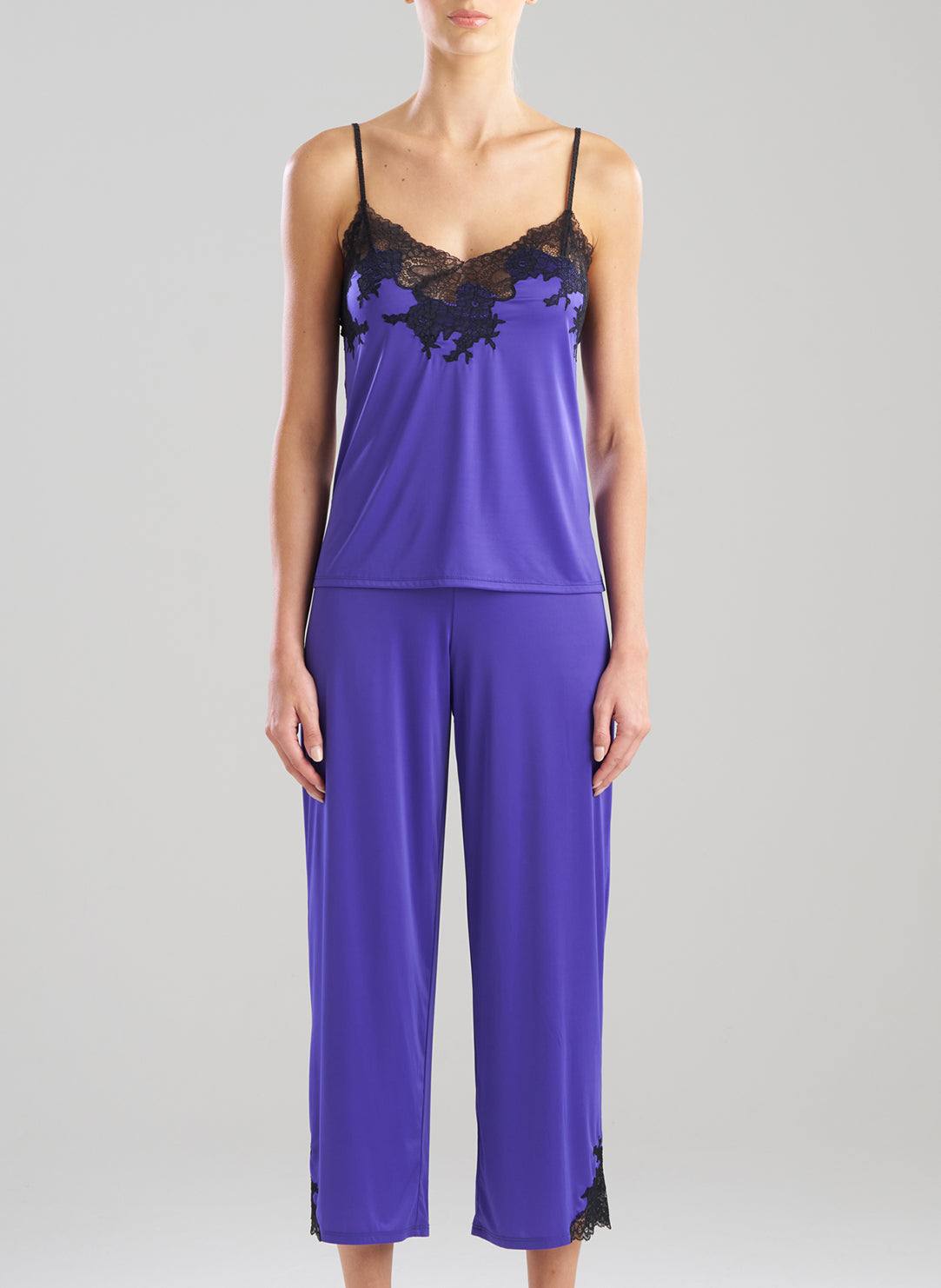 Enchant Blue Velvet Cami Pant Set