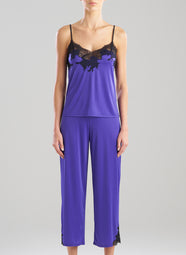 Enchant Blue Velvet Cami Pant Set