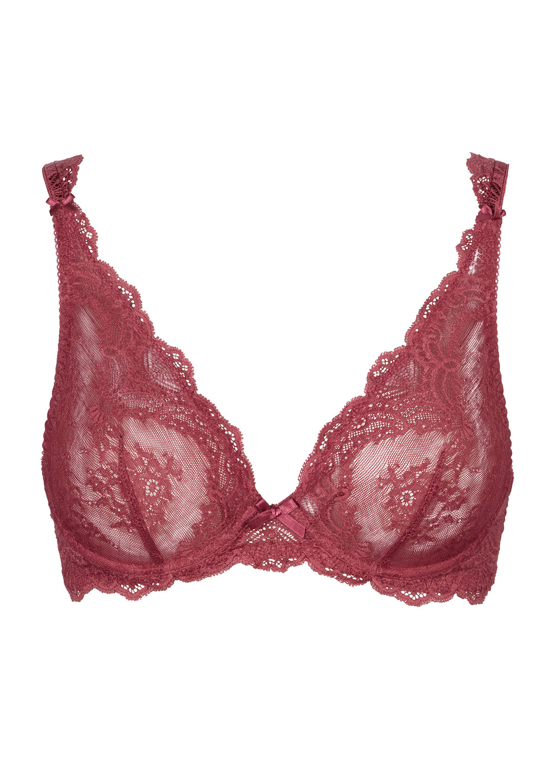 Danse Des Sens Mulberry Triangle Plunge Bra