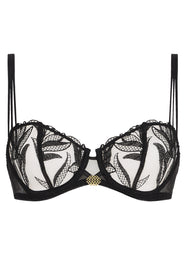 Sweet Euphoria Black Demi Cup Bra