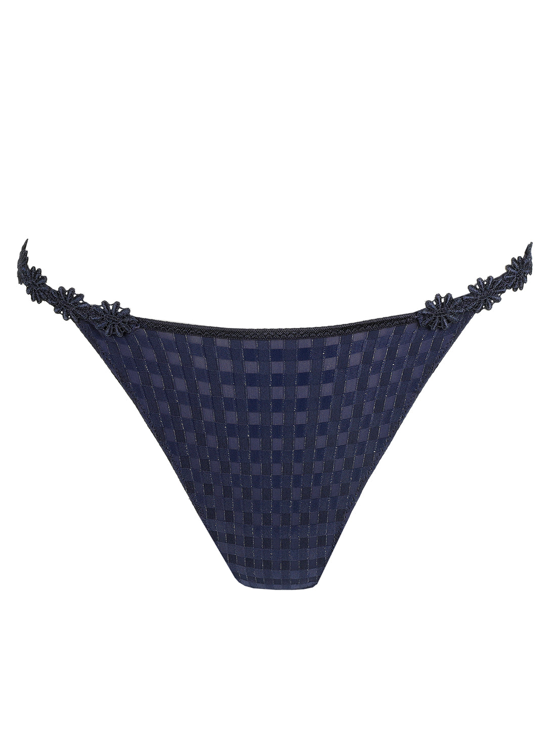 Avero Velvet Blue Mini Thong