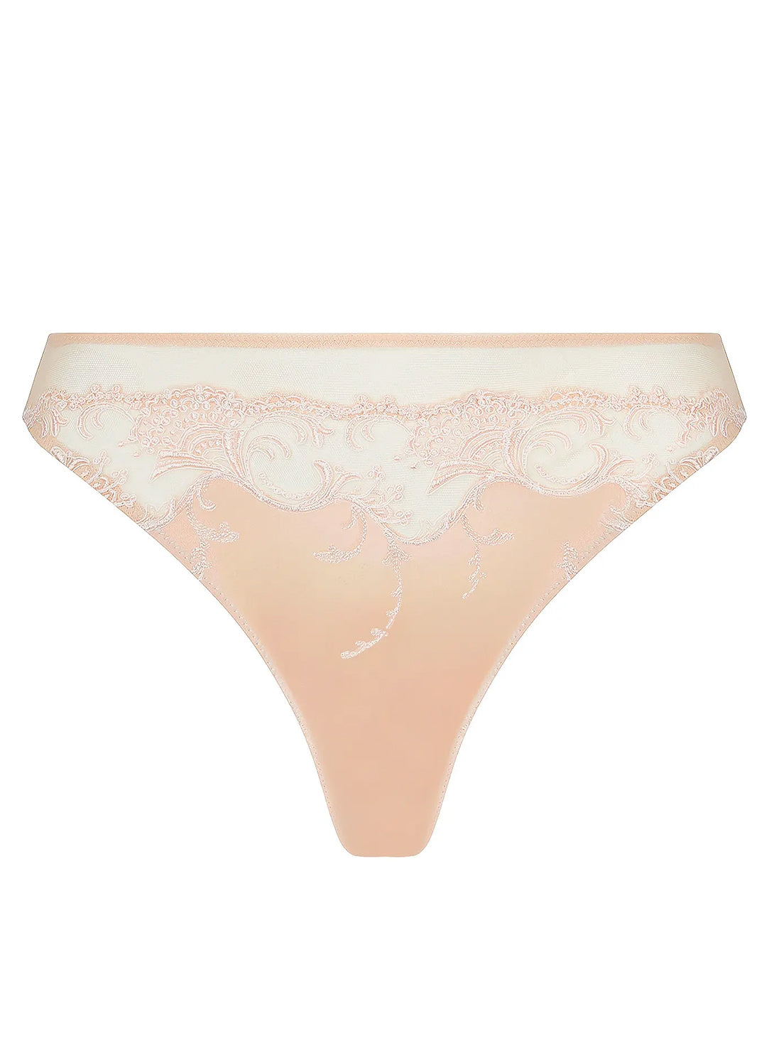 Splendeur Soie Peche Thong