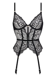 Love Vertigo Black Bustier