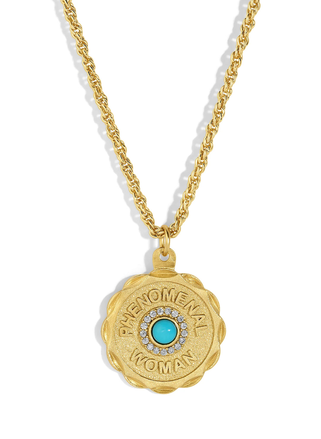 Phenomenal Woman Turquoise Necklace