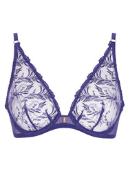 Hidden Treasure Iris Bloom Triangle Plunge Bra