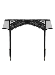 Diva Glamour Black Garter Belt