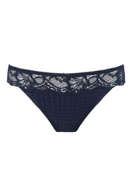 Madison Velvet Blue Thong