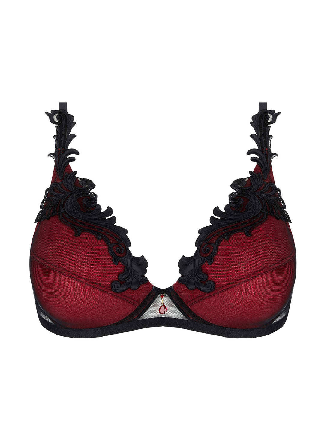 Bellissime Inconnue Ombre Rouge Triangle Bra