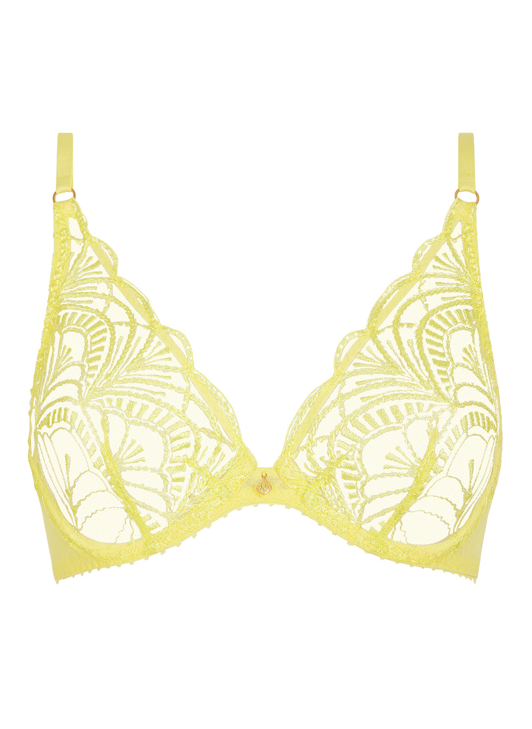 Vibes Lemonade Triangle Plunge Bra