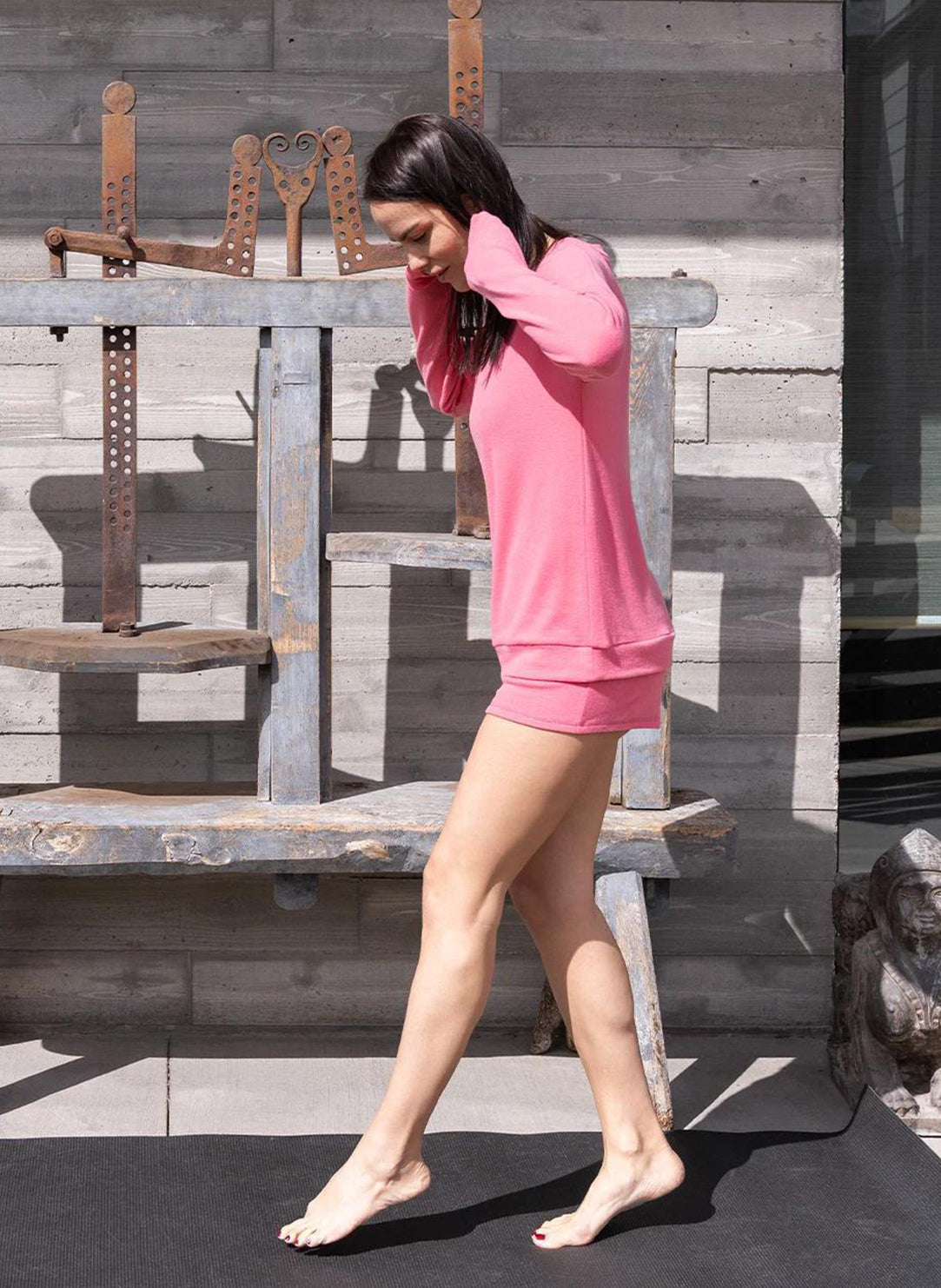 Cozy Ash Rose Pajama Shorts